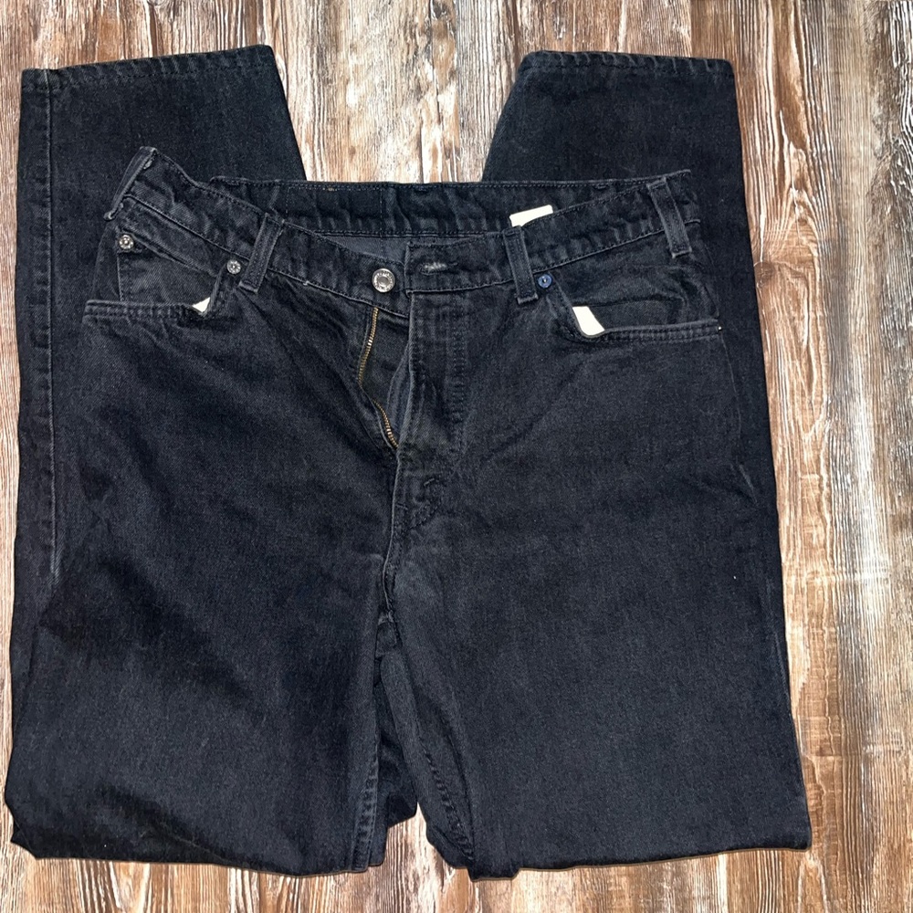 Men’s faded black Levi’s